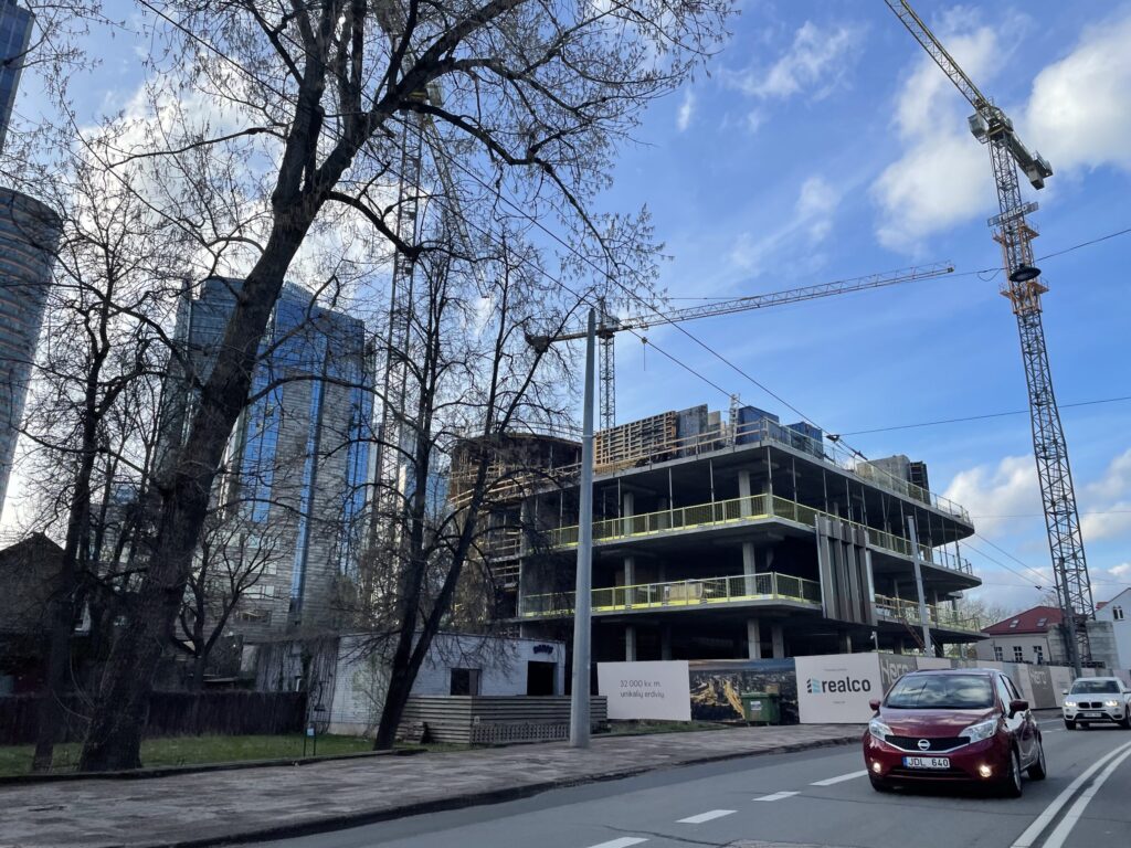 HERO (Lvivo g. 21) - Office center - construction photos