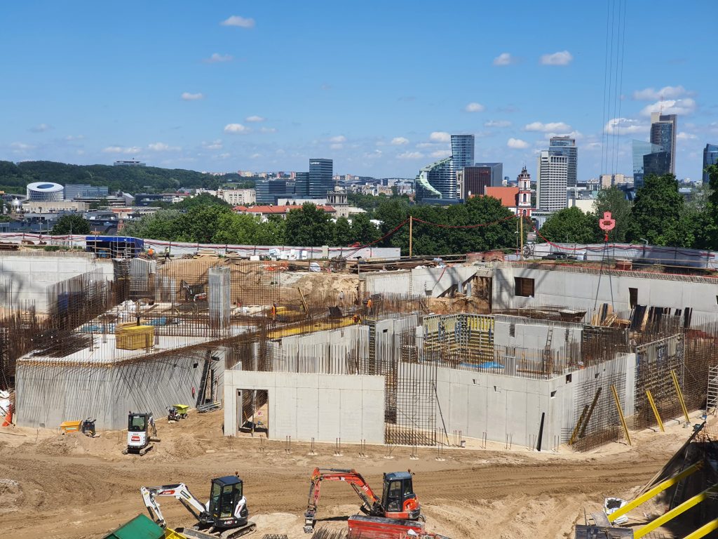 Nacionalinė koncertų salė "Tautos namai" (V. Mykolaičio-Putino g. 5) - Concert hall - construction photos