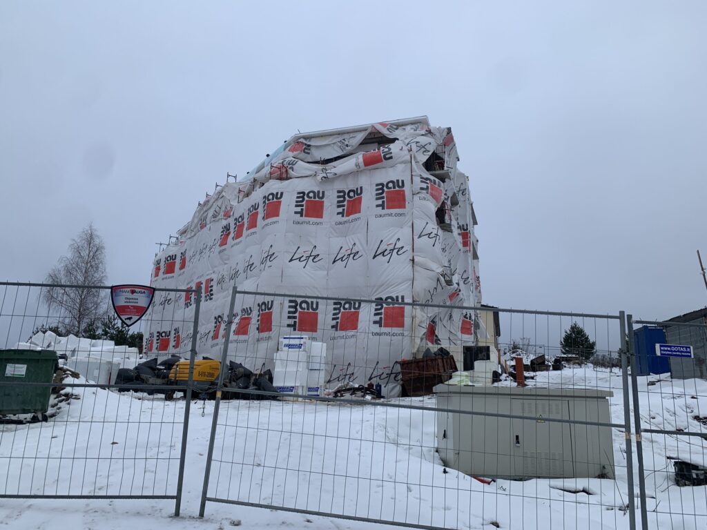 Tarandės panoramos (Užubalių g. 16) - Multi apartment - construction photos