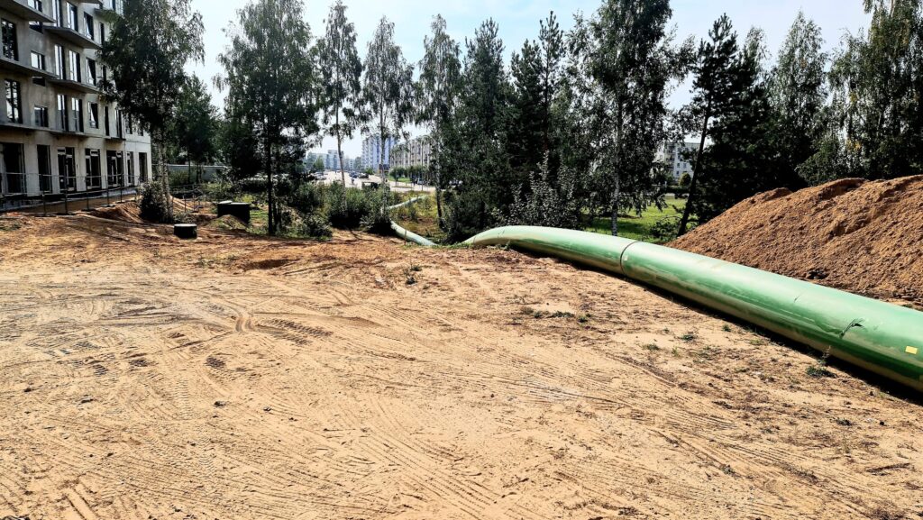 Karaliaučiaus g. atkarpa, Vištyčio g., J. Bretkūno g. atkarpa (Karaliaučiaus g., Vištyčio g., J. Bretkūno g.) - Bike path, Street - construction photos