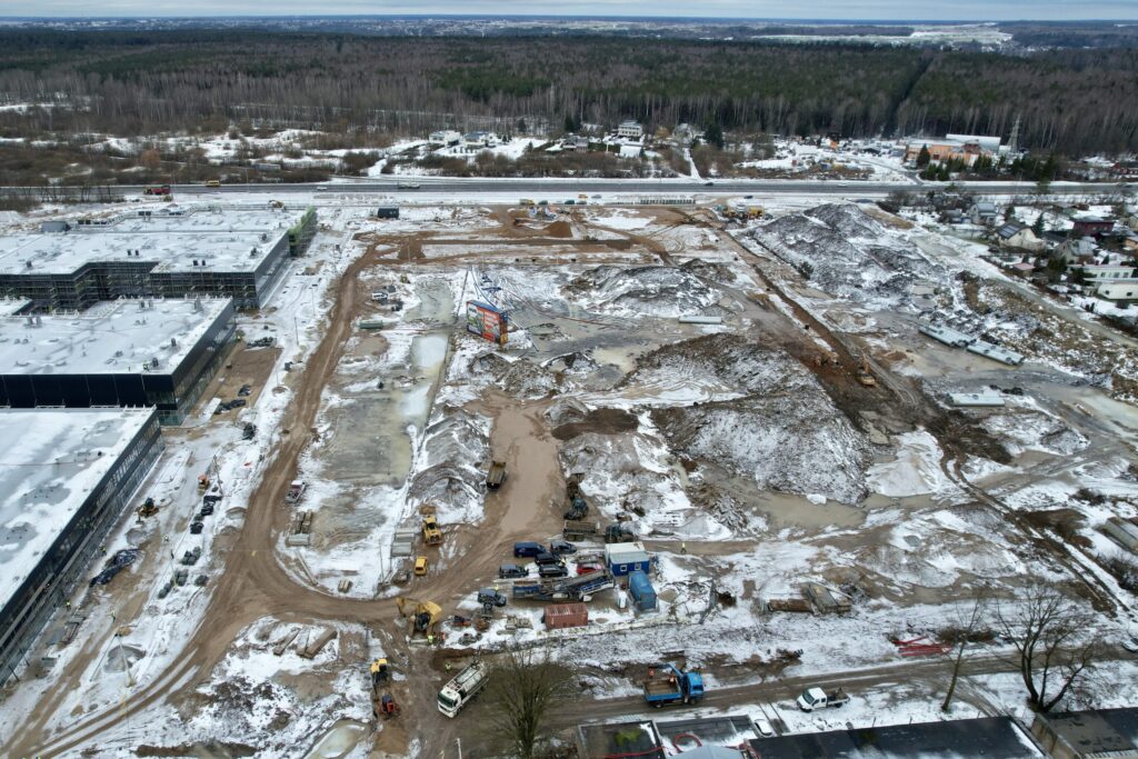 Urban Hub Kaunas 2 etapas (Veterinarų g. 4) - Stock office / Flex space - construction photos