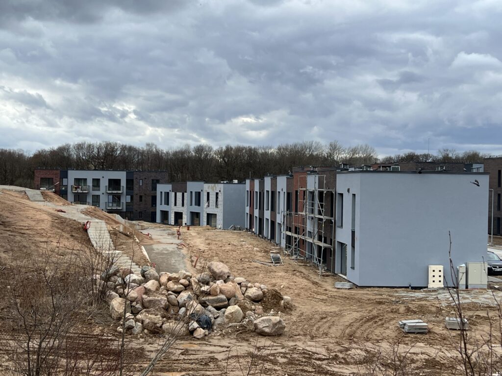 PaJustis 3 etapas (sublokuoti namai) (Mozūriškių g. 190) - Row housing - construction photos