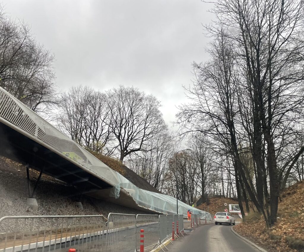 Tauro kalno parkas (V. Mykolaičio-Putino g.) - Park - construction photos