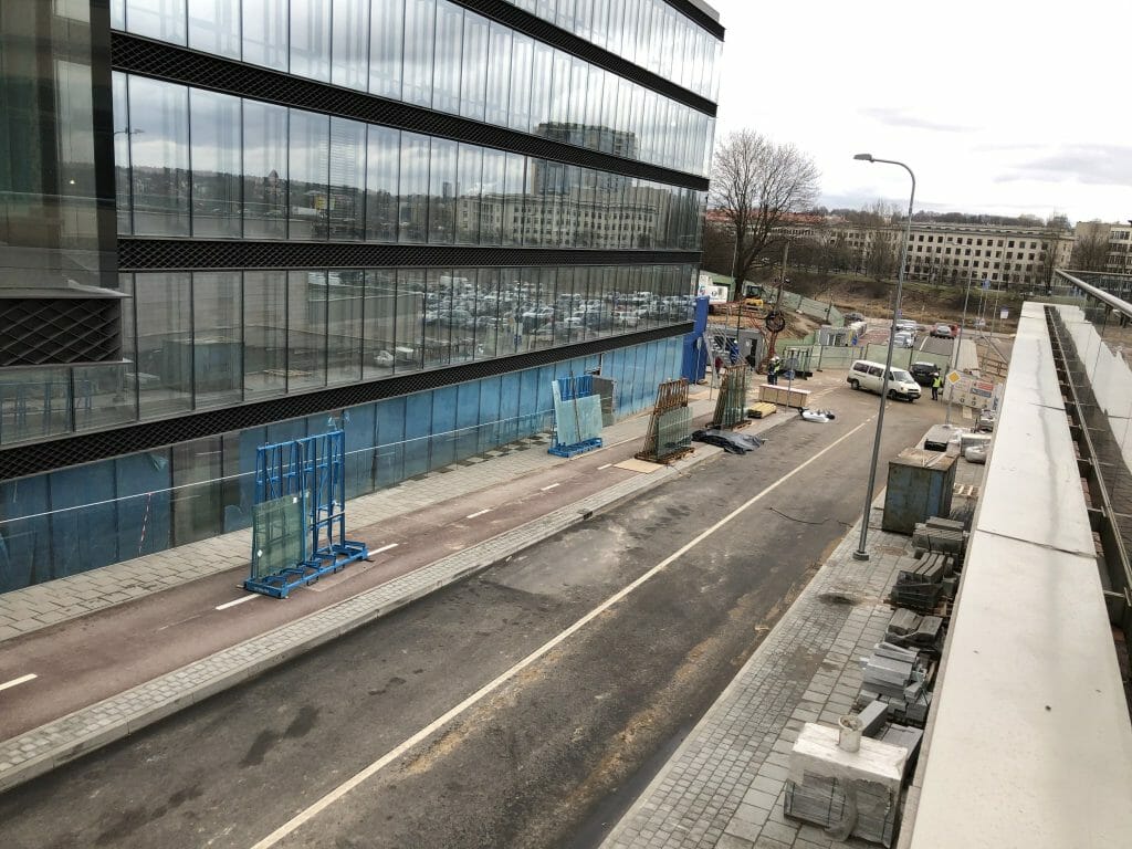 Algimanto Nasvyčio g. (Upės g.) - Street - construction photos