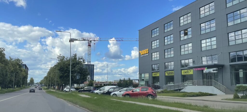 Aerocity Dariaus ir Girėno g. 40 (Dariaus ir Girėno g. 40) - Office center, Sports arena - construction photos