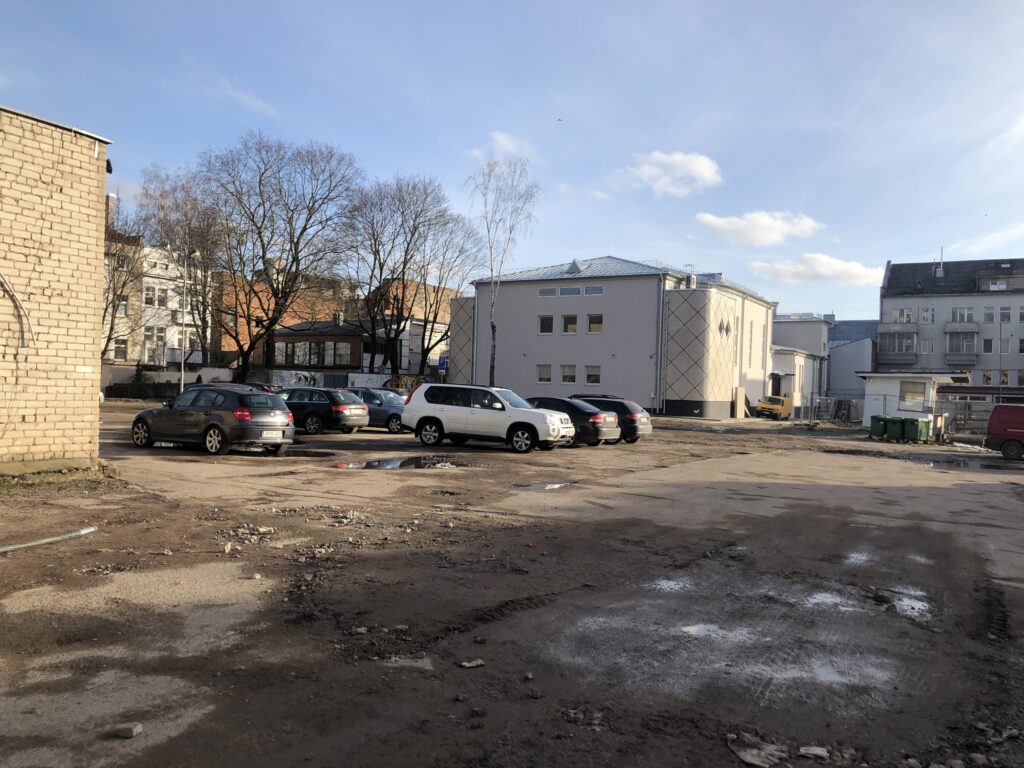 Parkingas Donelaičio g. 65A (K. Donelaičio g. 65A) - Parking facility - construction photos