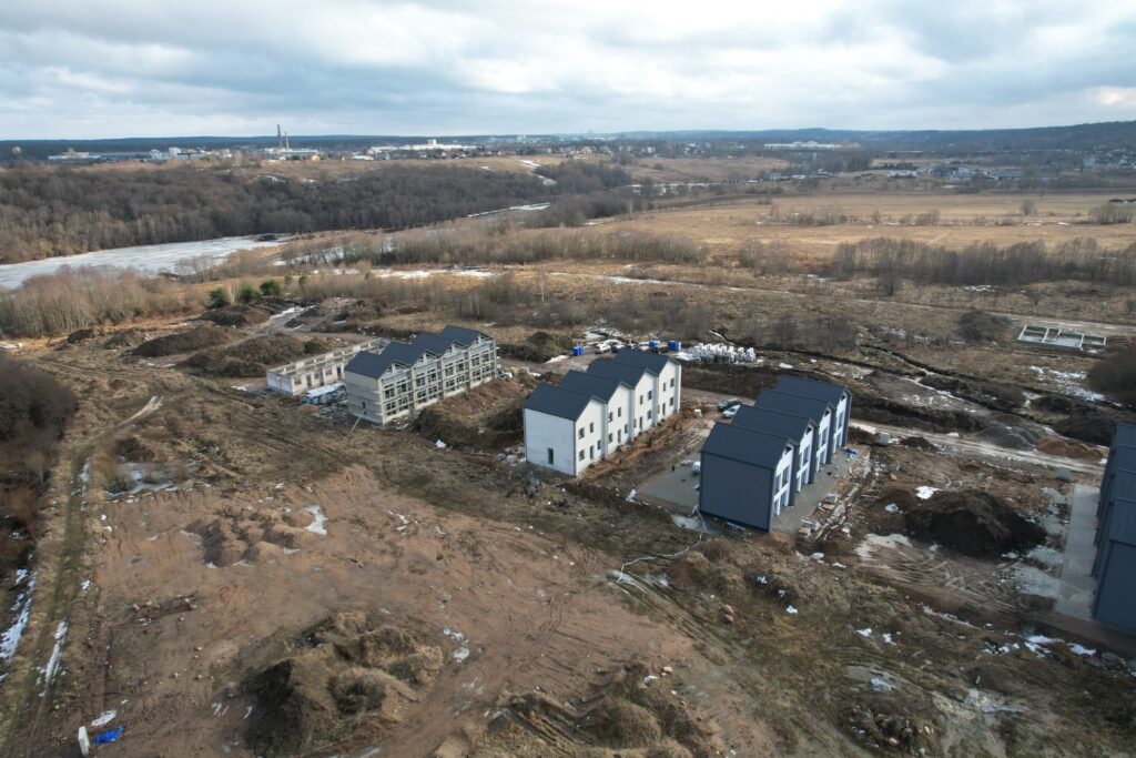 Jokūbo Šimkevičiaus g. kvartalas 5 etapas (Jokūbo Šimkevičiaus g. 28) - Row housing - construction photos
