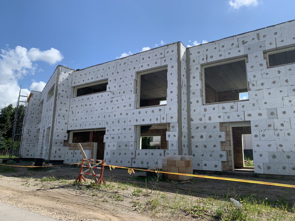 Partizanų g. 81 (Partizanų g. 81) - Row housing - construction photos