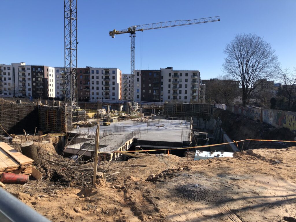 Žvėryno City (Paribio g. 12) - Multi apartment - construction photos