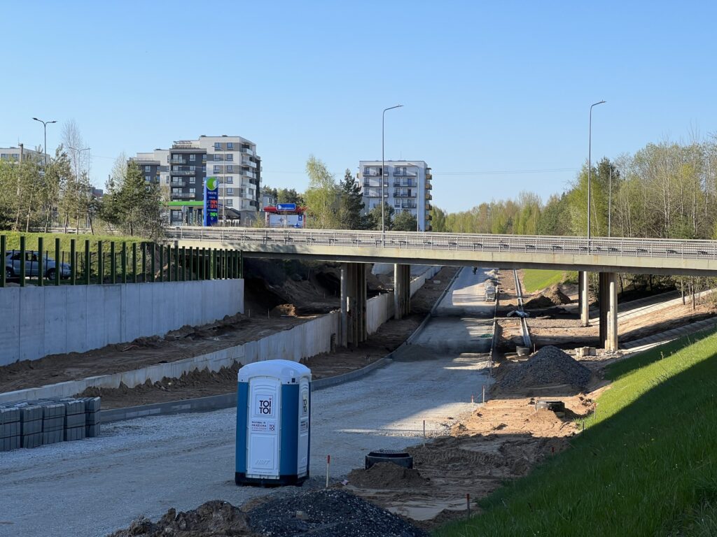 Smalinės g. tęsinys (Smalinės g.) - Bike path, Street - construction photos