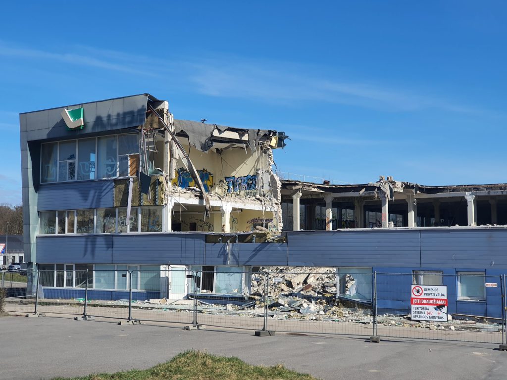 Remarco 1 etapas (Drujos g. 2) - Food store, Office center - construction photos