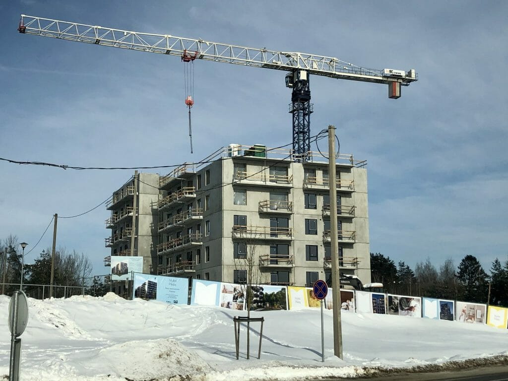 Mažvydo 2 (M. Mažvydo g. 2) - Multi apartment - construction photos