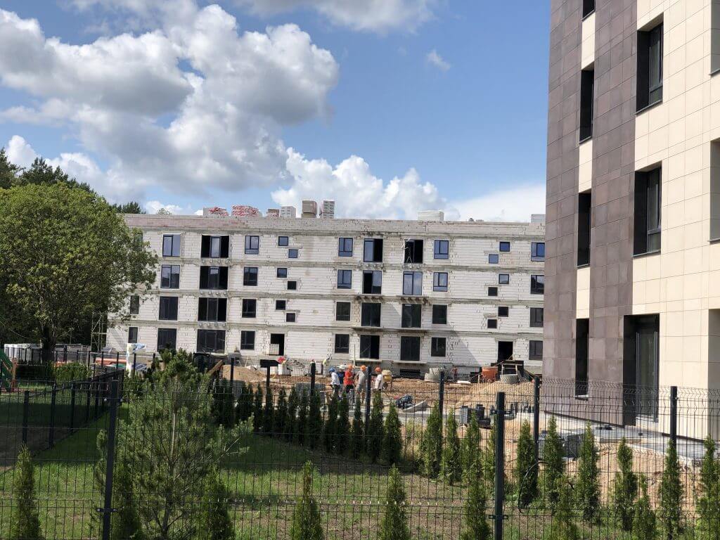 Lazdynėlių 30 (Lazdynėlių g. 30) - Daudzdzīvokļu nams - būvdarbu attēli