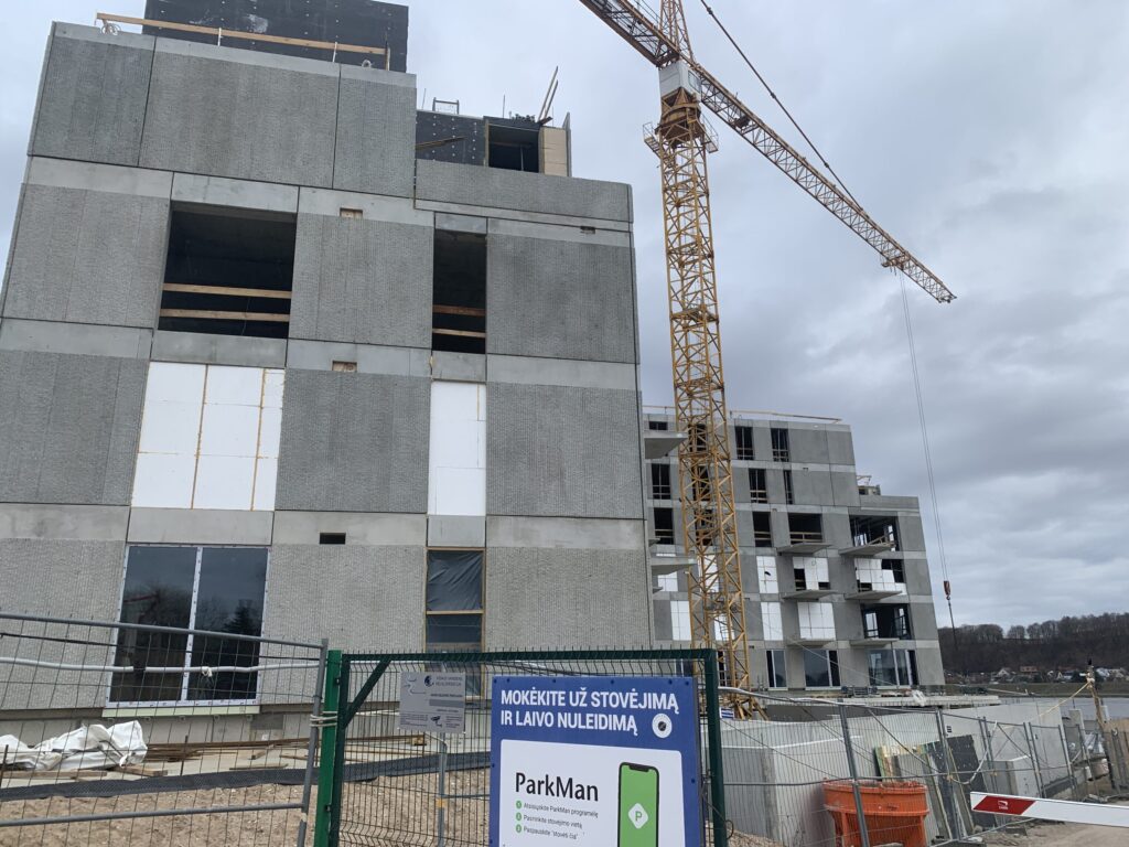 Upės apartamentai (Raudondvario pl. 107) - Multi apartment - construction photos