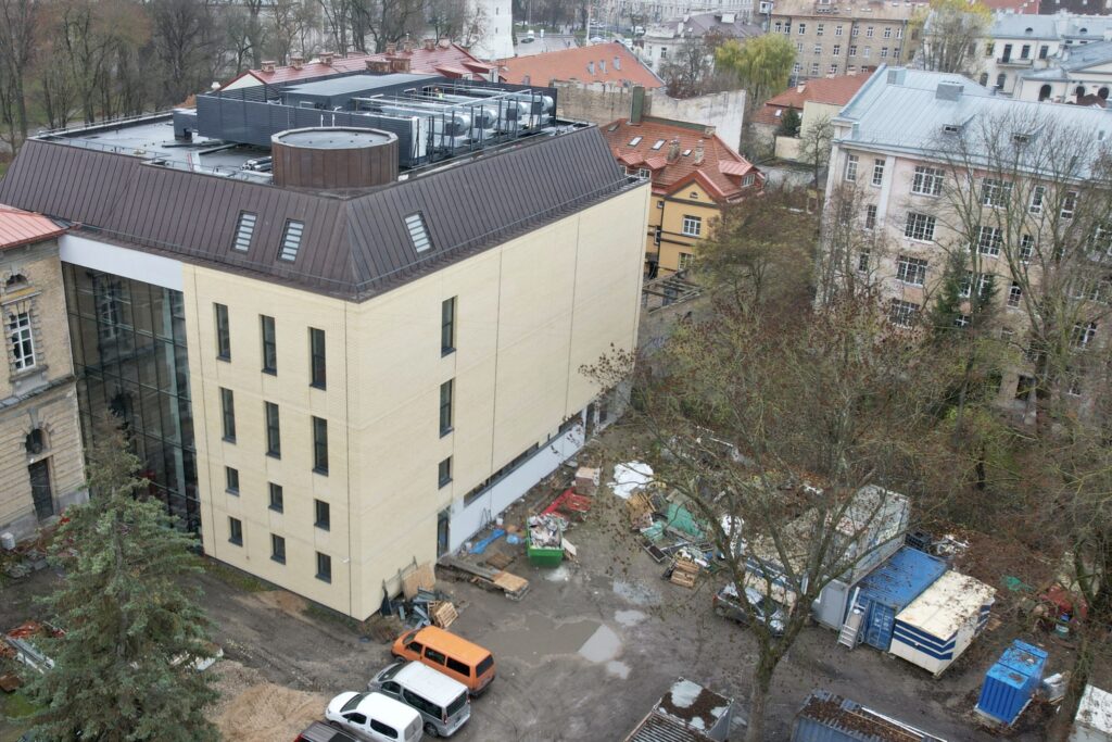 Vrublevskių bibliotekos rekonstrukcija (Žygimantų g. 1) - Library - construction photos