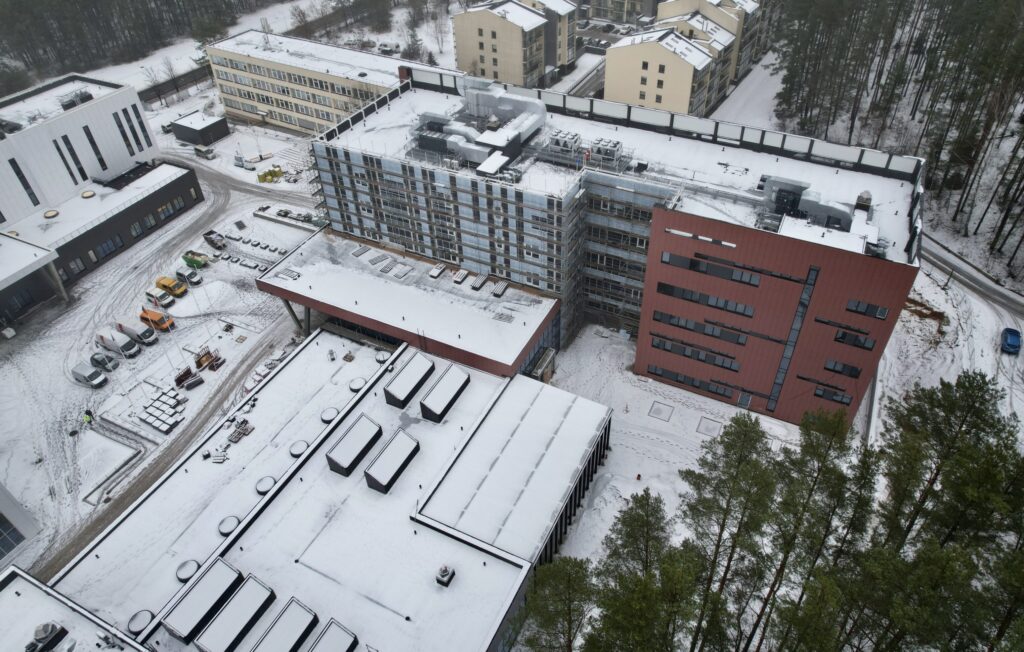 VGTU Elektronikos, Mechanikos ir Transporto inžinerijos fakultetų mokomasis korpusas (Plytinės g. 25-2) - Higher education - construction photos