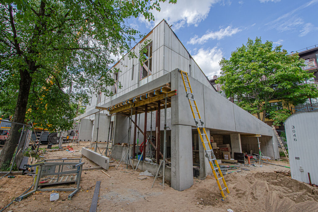 Lūšių 19 (Lūšių g. 19) - Row housing - construction photos