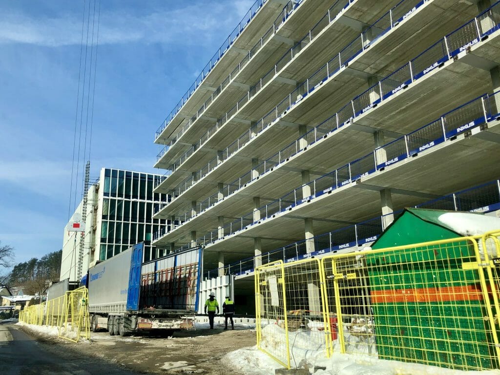 CORE (Ukmergės g. 126) - Office center - construction photos