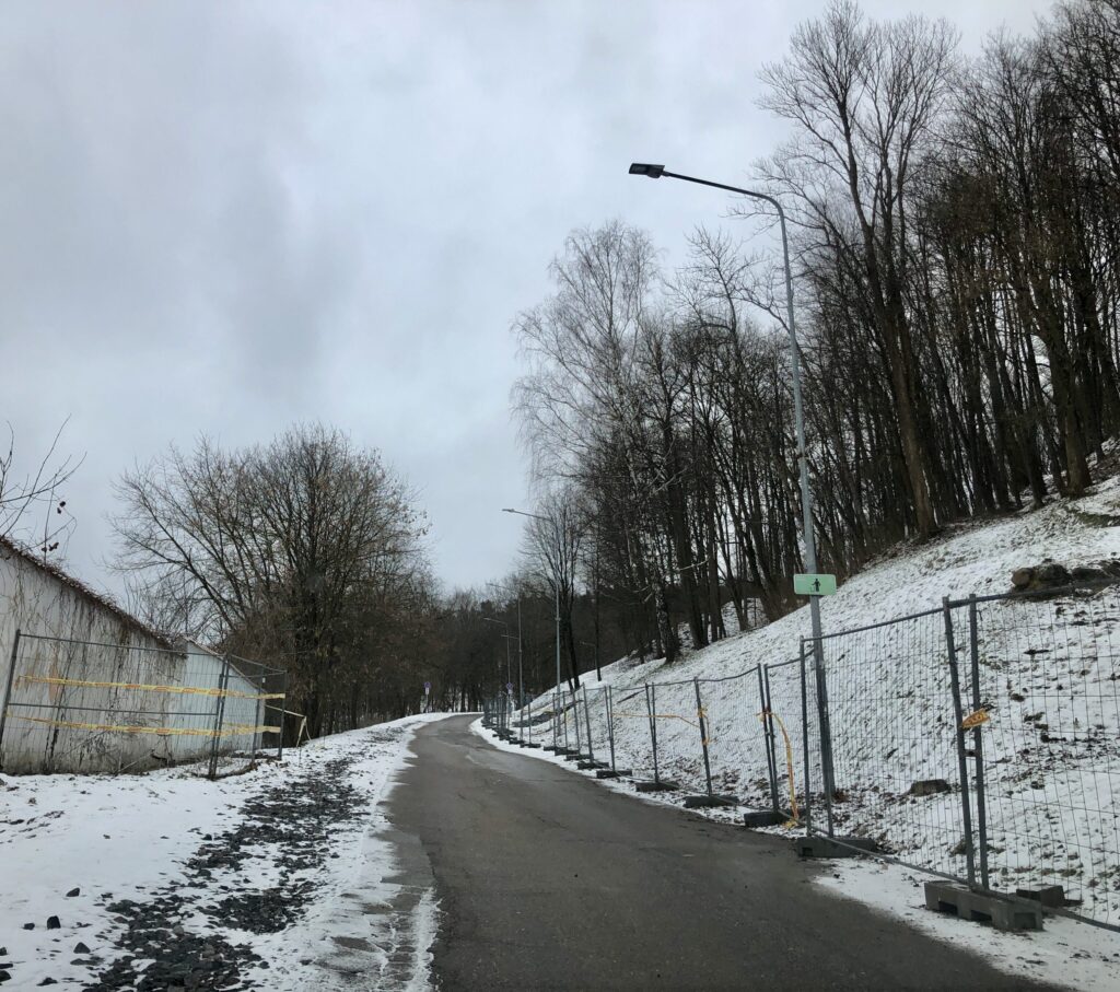 Kalnų parkas (Arsenalo g. 5) - Park - construction photos