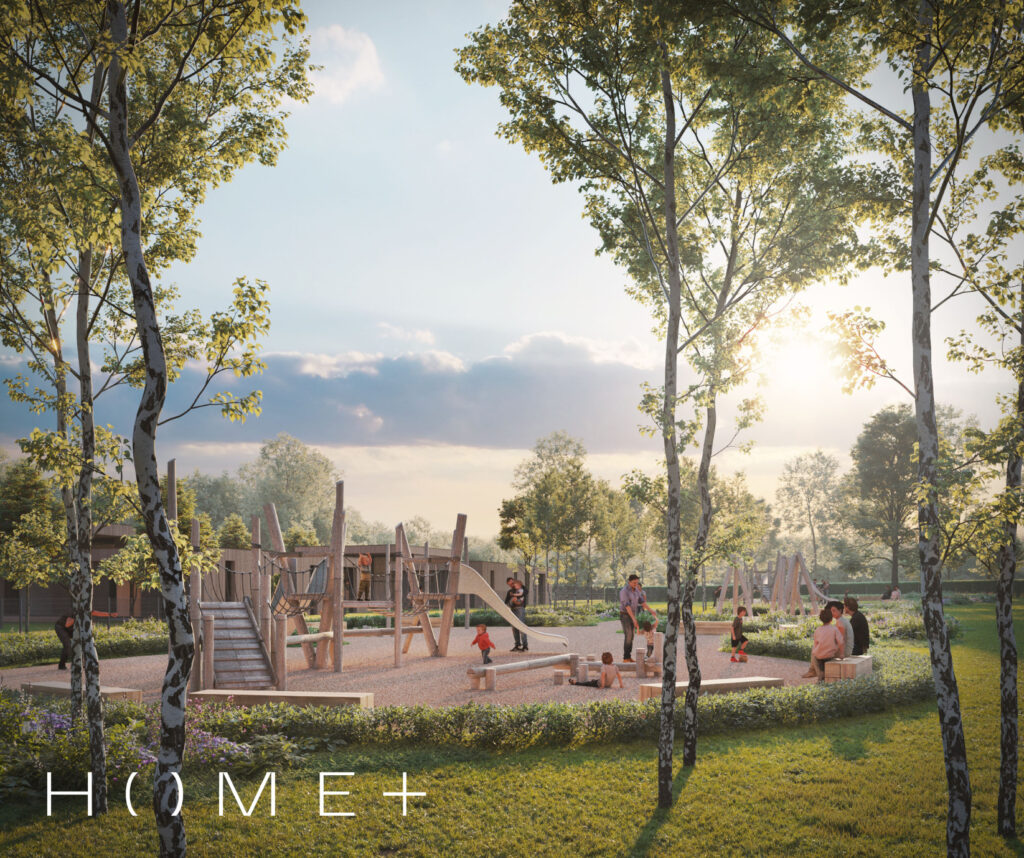 Home plus (Kolektyvo g. 33, 35, 37, 39, 41, 43, 45, 47, 49, 51, 53, 55, 57, 59, 61, 63, 67, 69, 71, 73, 75, 77, 79, 81, Nemėžis) - Private house community - visualization