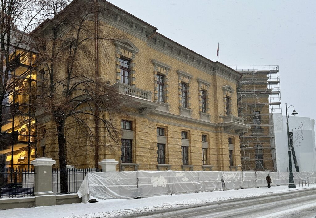 Vrublevskių bibliotekos rekonstrukcija (Žygimantų g. 1) - Library - construction photos