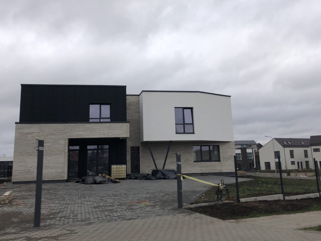 Armėnų namai (Armėnų g. 2, 14, 19 / Savičiūnų g. 3, 5, 7) - Row housing - construction photos