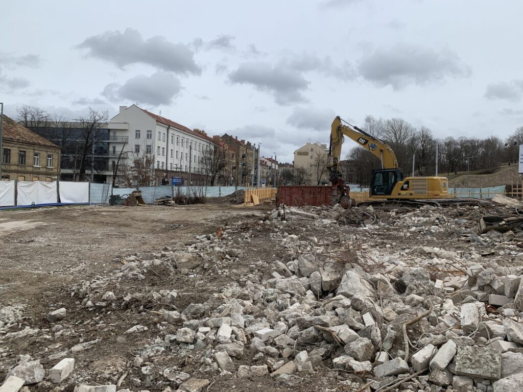 Jasinskio 2 (J. Jasinskio g. 2) - Office center - construction photos