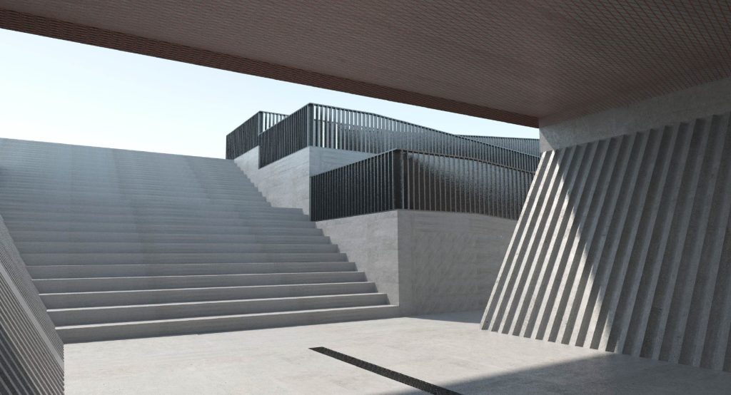 Ozo - Ukmergės - Gelvonų sankryža (Ozo g.) - Velosipēdu ceļš, Iela - vizualizācija