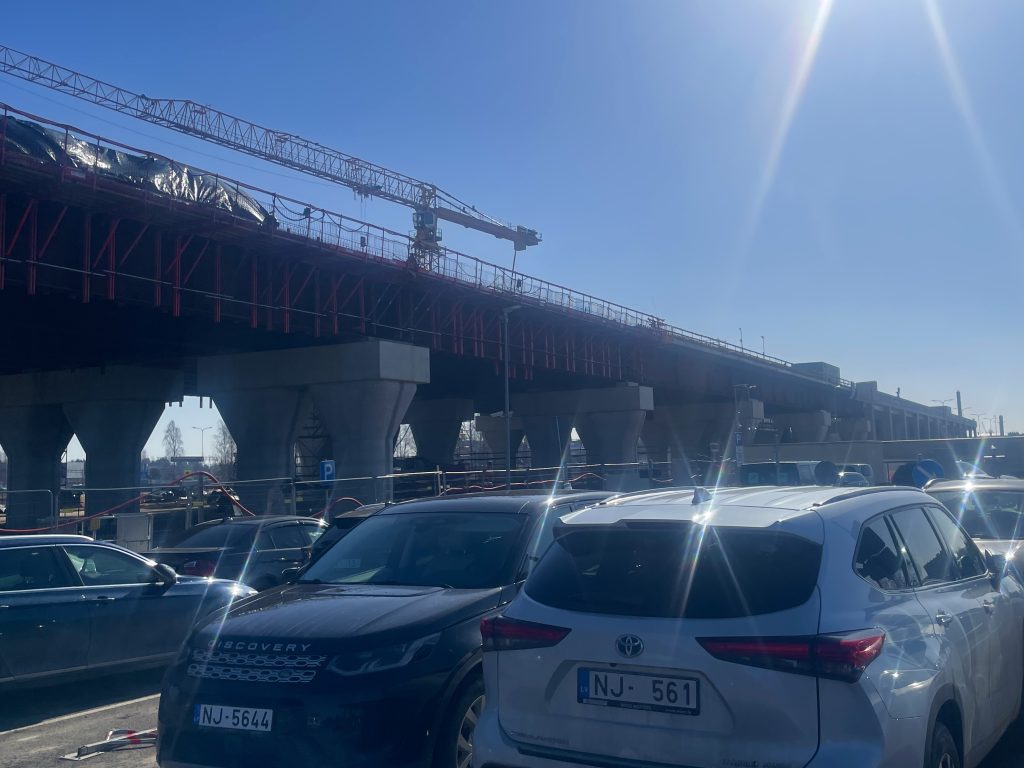 Rail Baltica stacija starptautiskajā lidostā "Rīga" (Starptautiskā lidosta "Rīga") - Railroad, Train station - construction photos