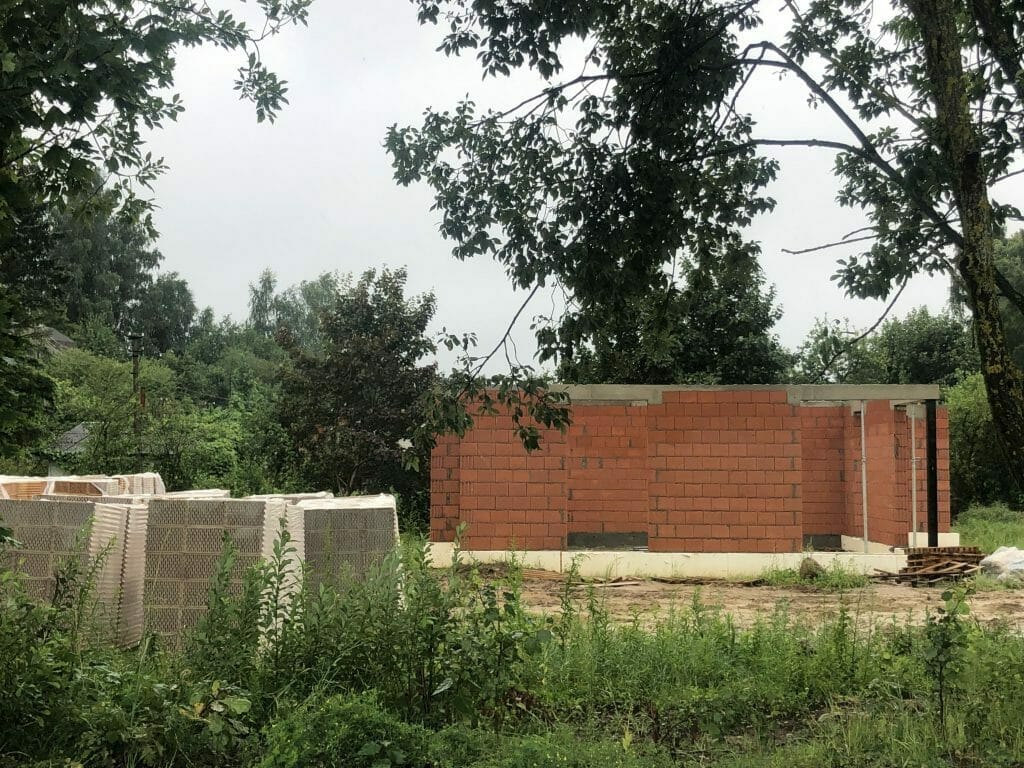 Rokantiškių namai (Rokantiškių g. 4E) - Row housing - construction photos