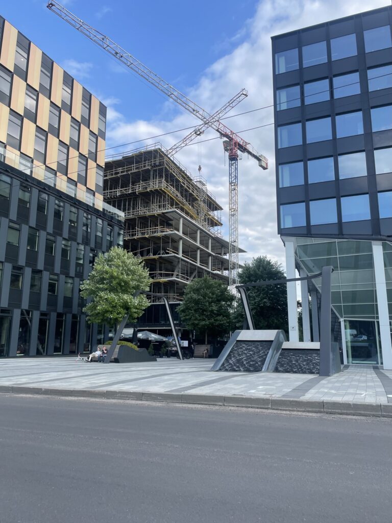 Business Stadium Central (Rinktinės g. 3) - Verslo centras - statybų nuotraukos