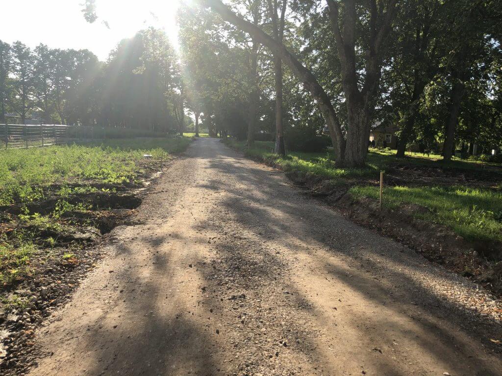 Trakų Vokės dvaro sodybos parkas (E. Andrė g.) - Park - construction photos
