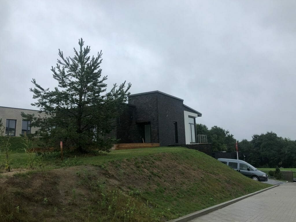 Draustinio namai (Lietaviškių g. 82, 82A, 82B, 82C, 82D, 82E, 84B, 84C, 86, 86B, 86C, 86E) - Private house community, Row housing - construction photos