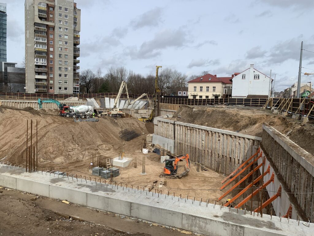 HERO (Lvivo g. 21) - Office center - construction photos