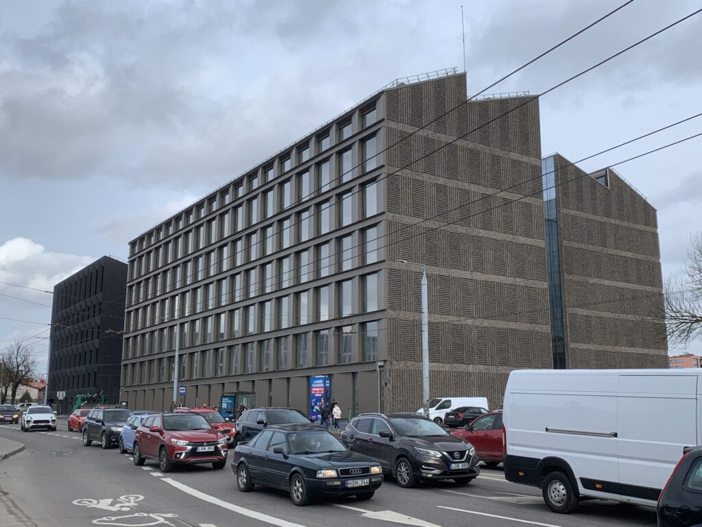 Cyber City 1 etapas (Švitrigailos g. 32) - Office center - construction photos