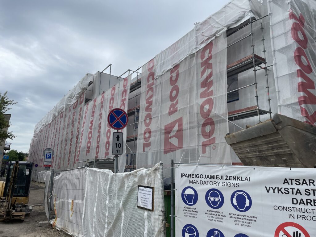 Vilniaus STEAM centras (Konstitucijos pr. 12A) - Primary and secondary education - construction photos