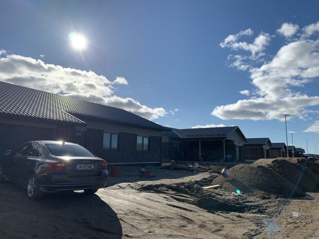 Saulės kalvos (Akacijų g. 1, 2, 3, 4, 5, 6, 7, 8, 9, 10, 11, 12, 13, 14, 15, 16, 17, 18, 19, 20, 21, Jazminų g. 1, 3, 5, 7, 9, 11, 13, 15, 17) - Private house community - construction photos