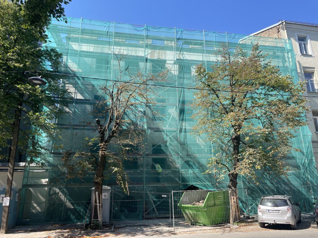 Baltas Lapas Mindaugo 4 etapas (Aguonų g. 17) - Multi apartment - construction photos