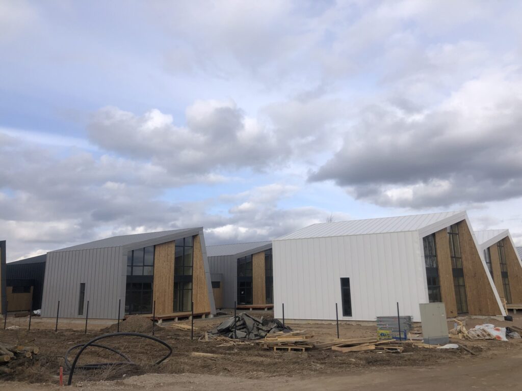 Kalno 77 (Kalno g. 73, 75, 77, 79, 83, 85, 87, Sokiškių g. 2, 4) - Privātmāju kopienas, Rindu mājas - būvdarbu attēli