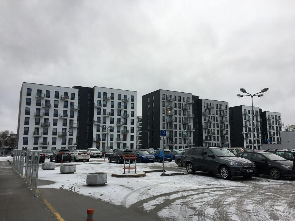 B23 1 etapas (Smolensko g. 23) - Multi apartment - construction photos