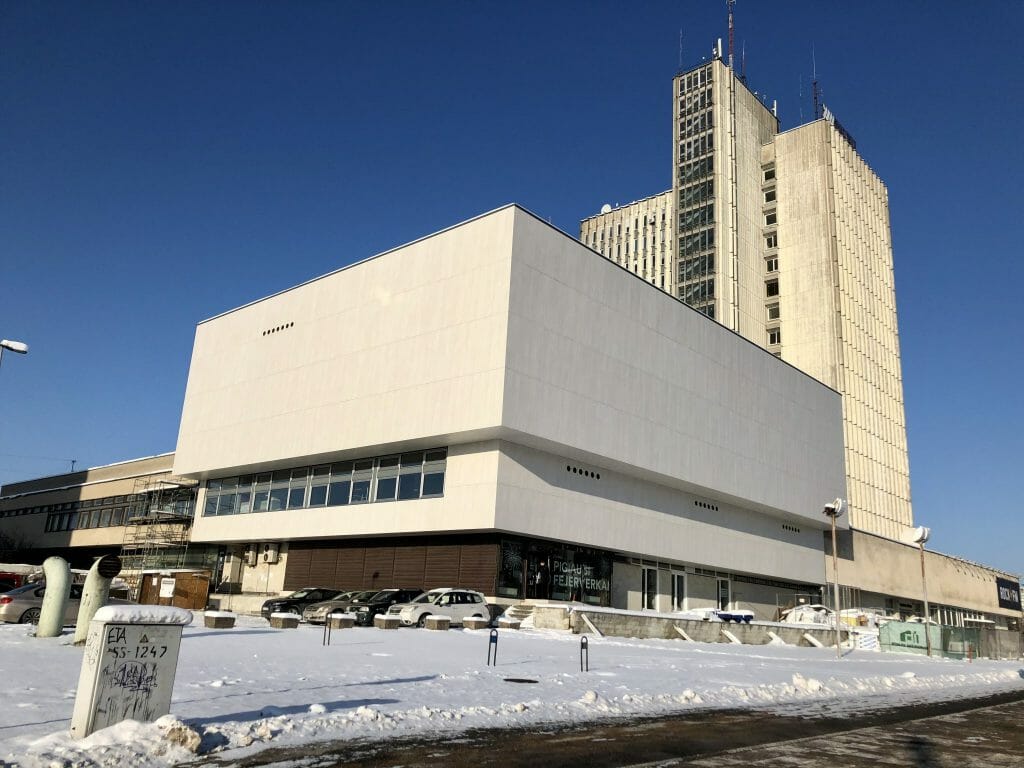 Keistuolių teatro rekonstrukcija (Laisvės pr. 60) - Cultural center - construction photos