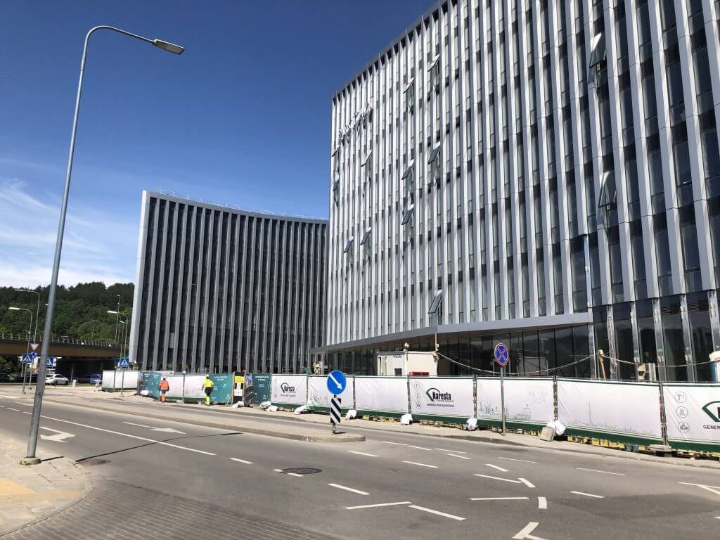 Park Town (Lvovo g. 105A) - Office center - construction photos