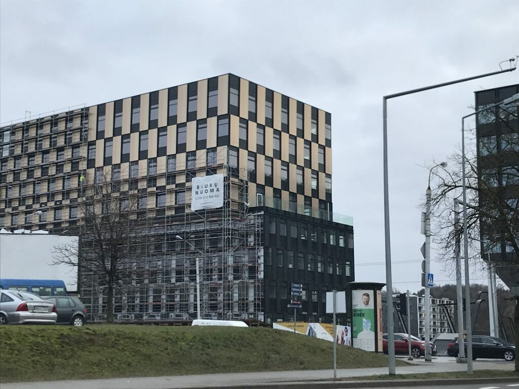Business Stadium North (Rinktinės g. 3) - Verslo centras - statybų nuotraukos