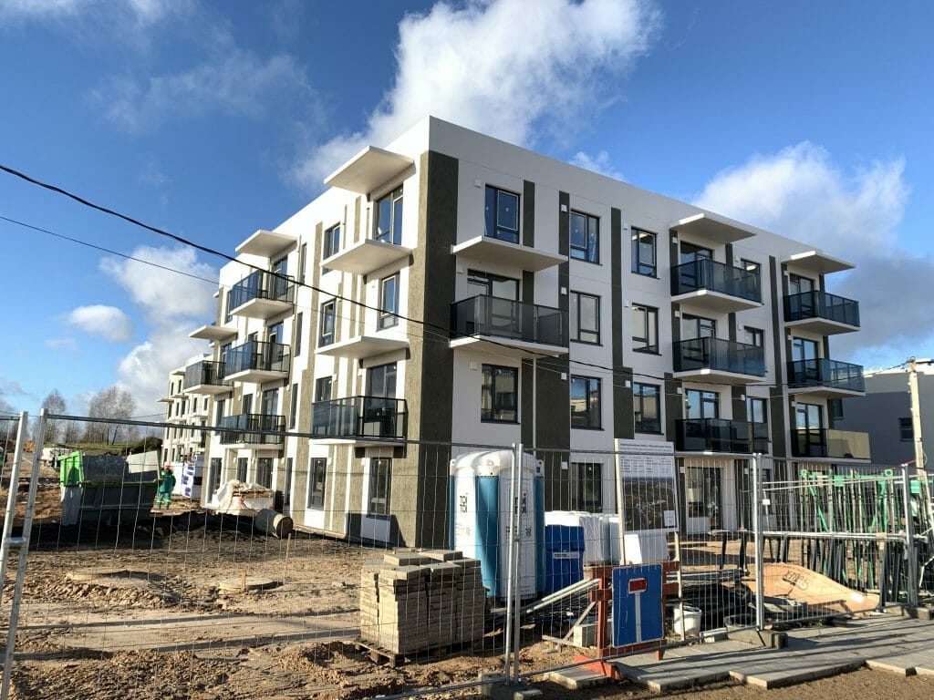 Bajorų alėjos 2 etapas (Salaspilio g. 1) - Multi apartment - construction photos