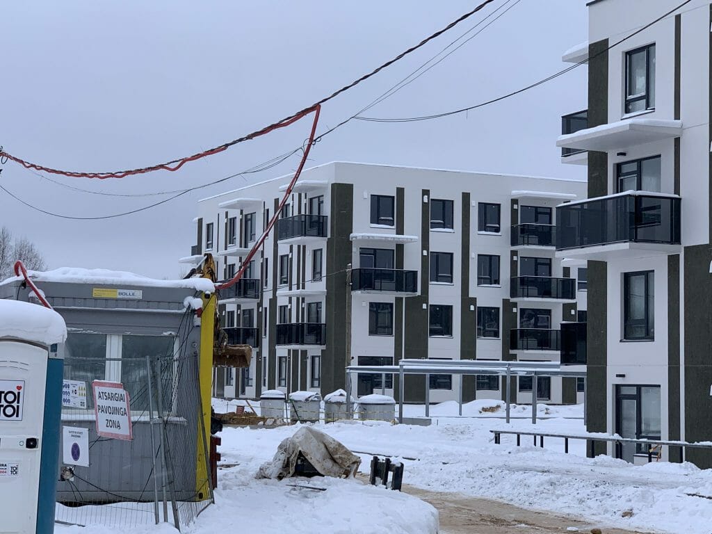 Bajorų alėjos 2 etapas (Salaspilio g. 1) - Multi apartment - construction photos