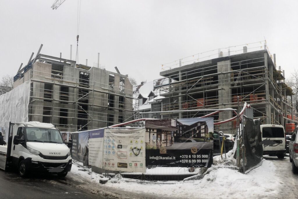 Trys karaliai (Polocko g. 25, 31) - Multi apartment - construction photos