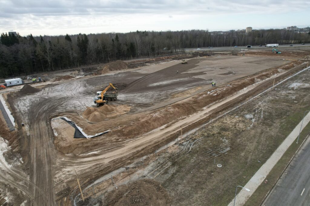 Jėgainės g. 1 (Jėgainės g. 1, Biruliškių k., Karmėlavos sen.) - Warehouse / Distribution center - construction photos