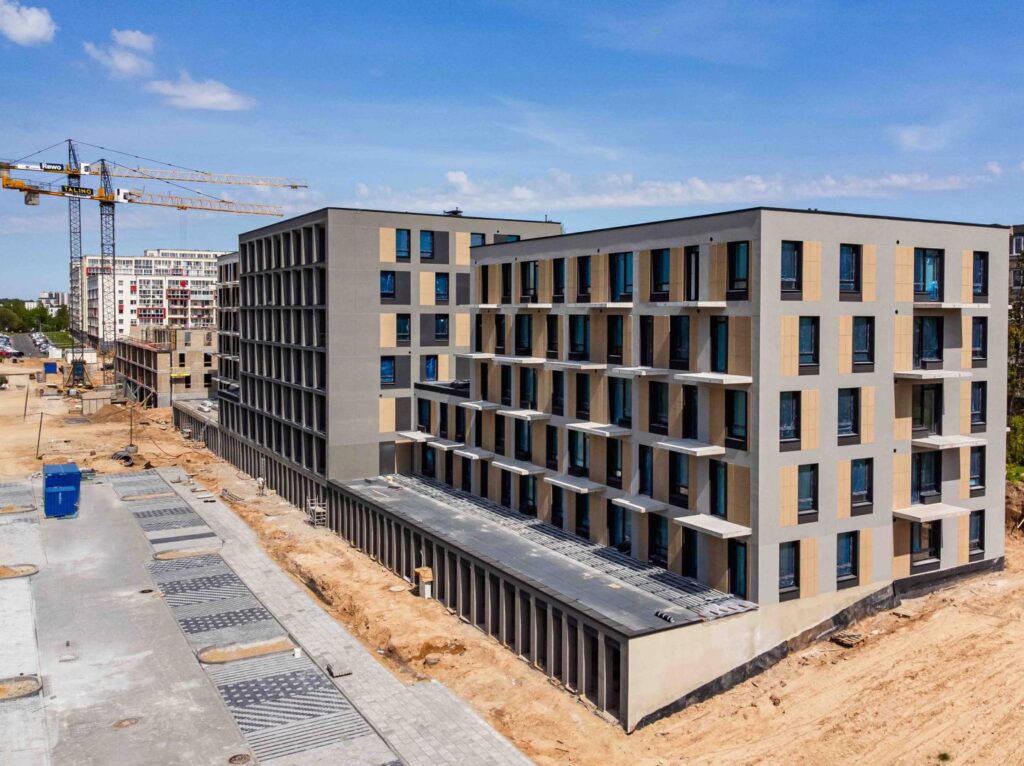 Eften Living Vilnius (Rygos g. 60) - Multi apartment - construction photos