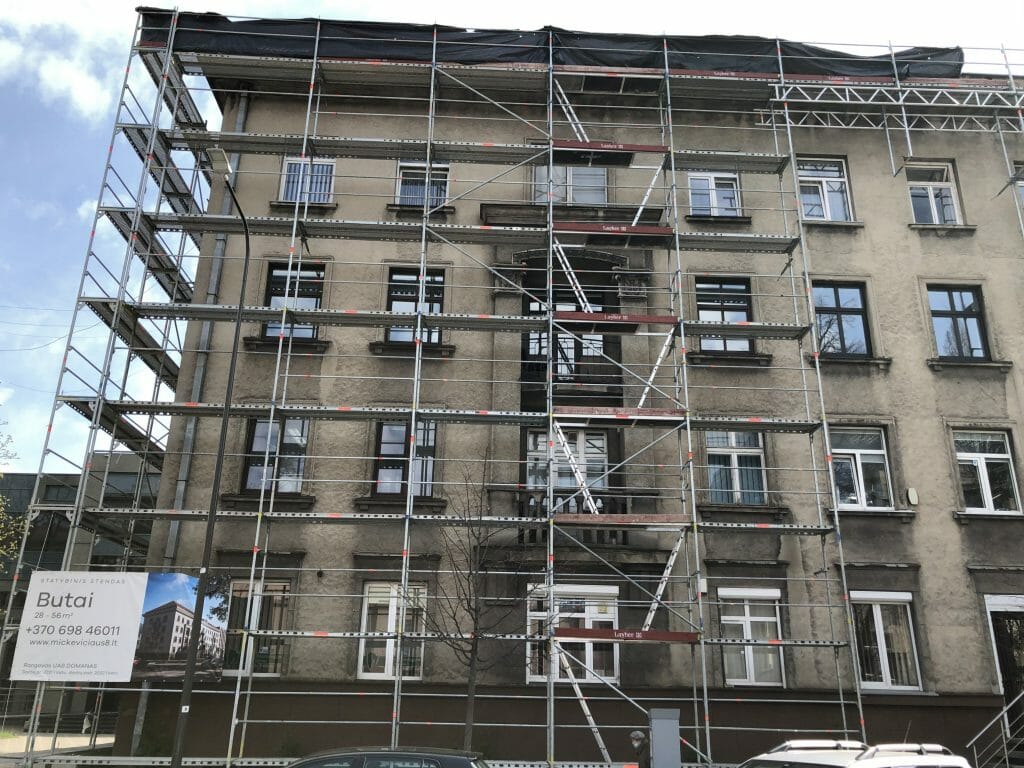 Mickevičiaus 8 (A. Mickevičiaus g. 8) - Multi apartment - construction photos