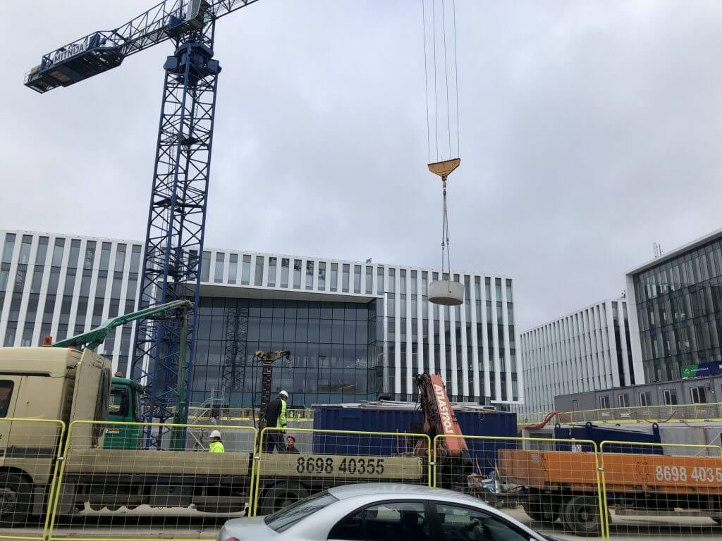 Saltoniškių 7 (S7) 4 etapas (Saltoniškių g. 7C) - Office center - construction photos